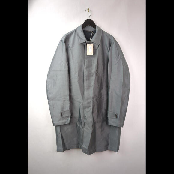 NWT $4450 BRIONI Sz XXL Gray Silk and Cotton Outer Jacket...